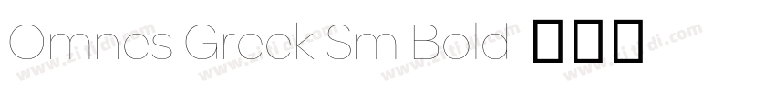 Omnes Greek Sm Bold字体转换